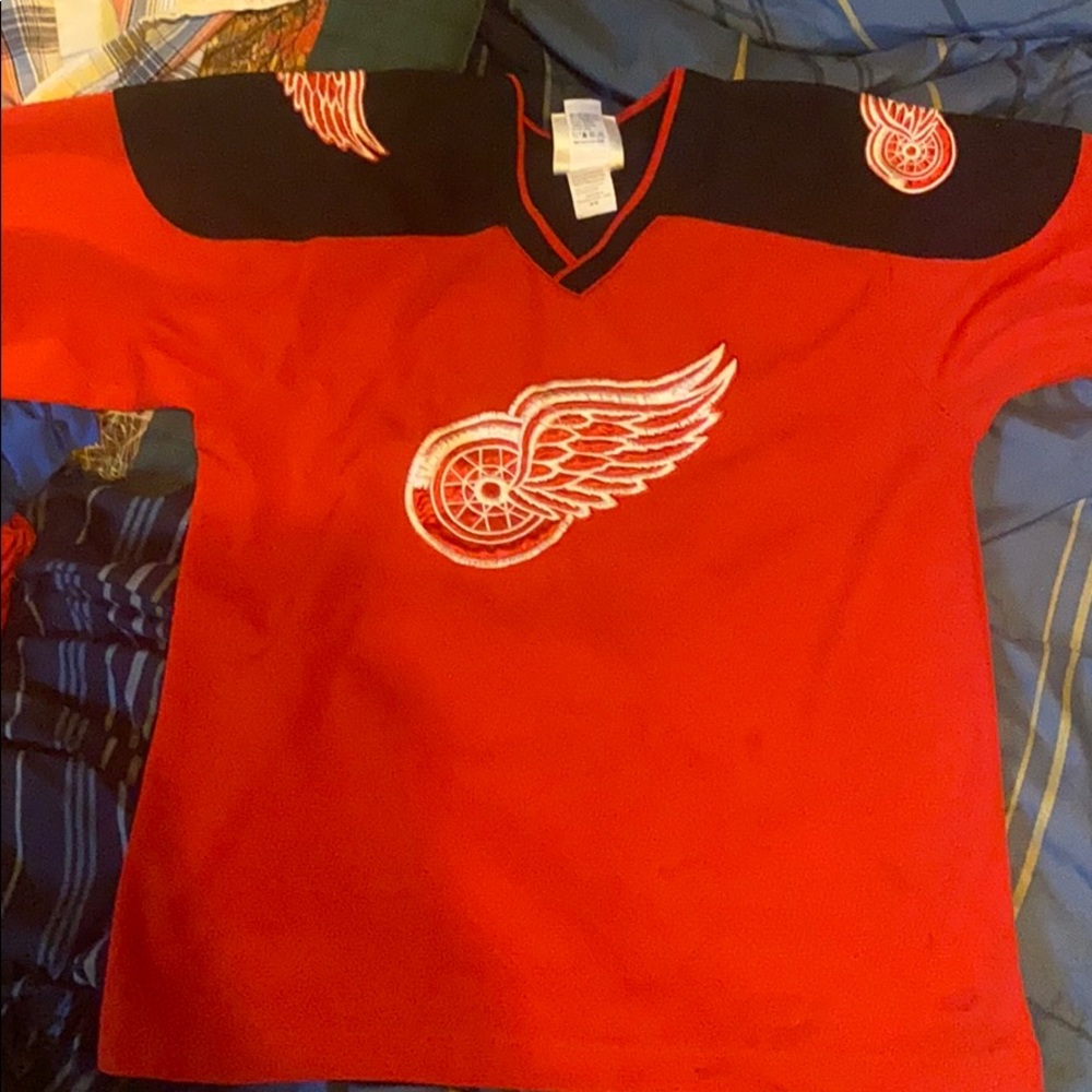 boys redwings jersey